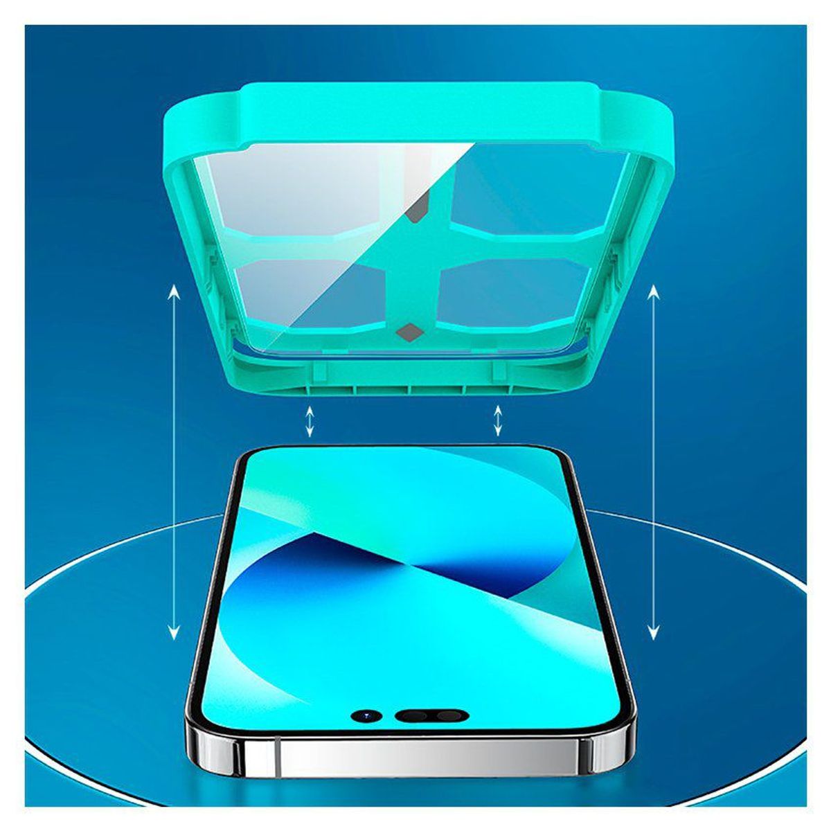 USAMS - Lámina Vidrio Templado para iPhone 14ProMax  6.7"