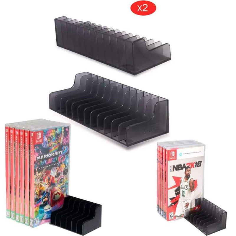 VARIOS - Set 2 und Stand para Juegos Nintendo Switch total 24 juegos