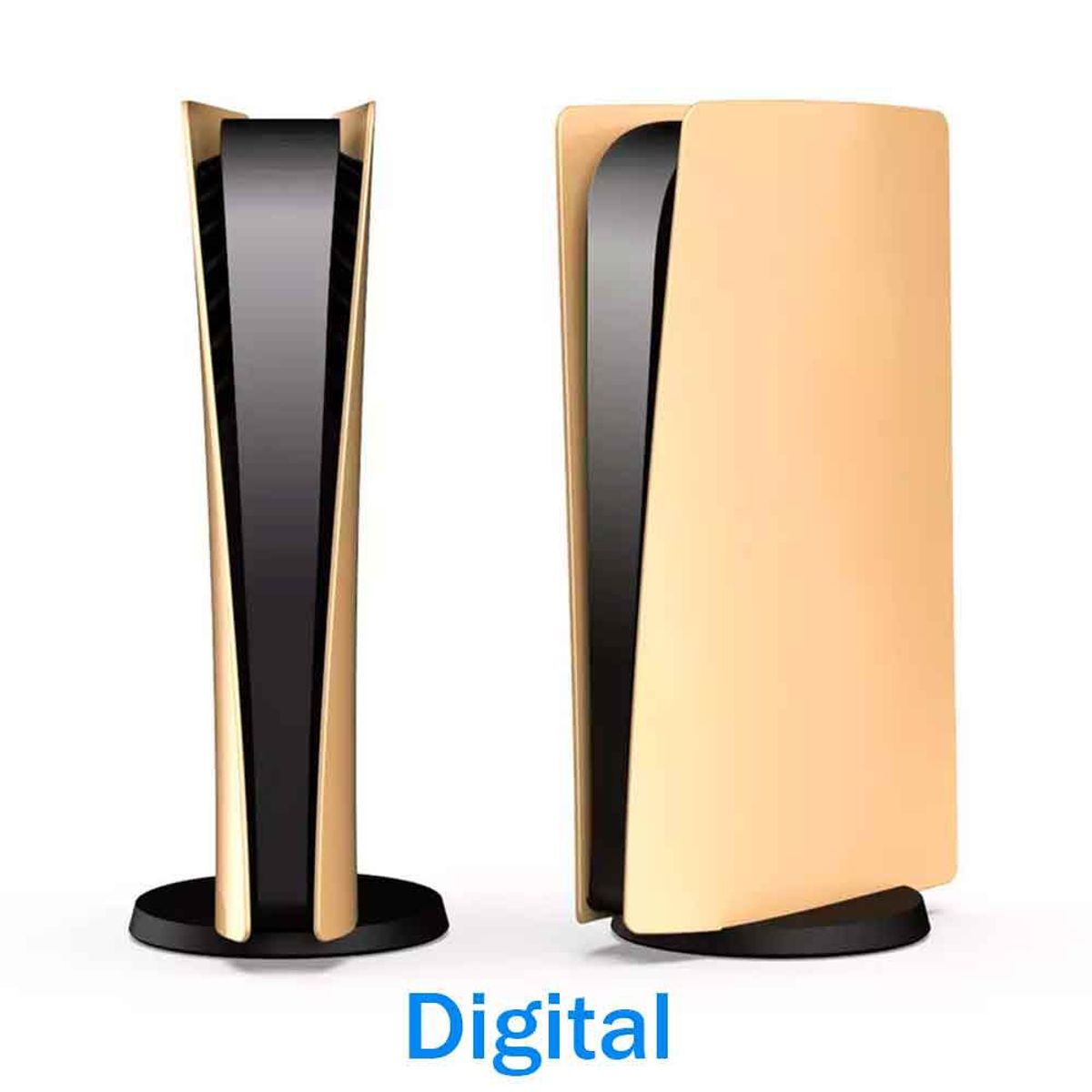 VARIOS - Cubierta Tapa Reemplazo para PS5 Digital Rígido Dorado