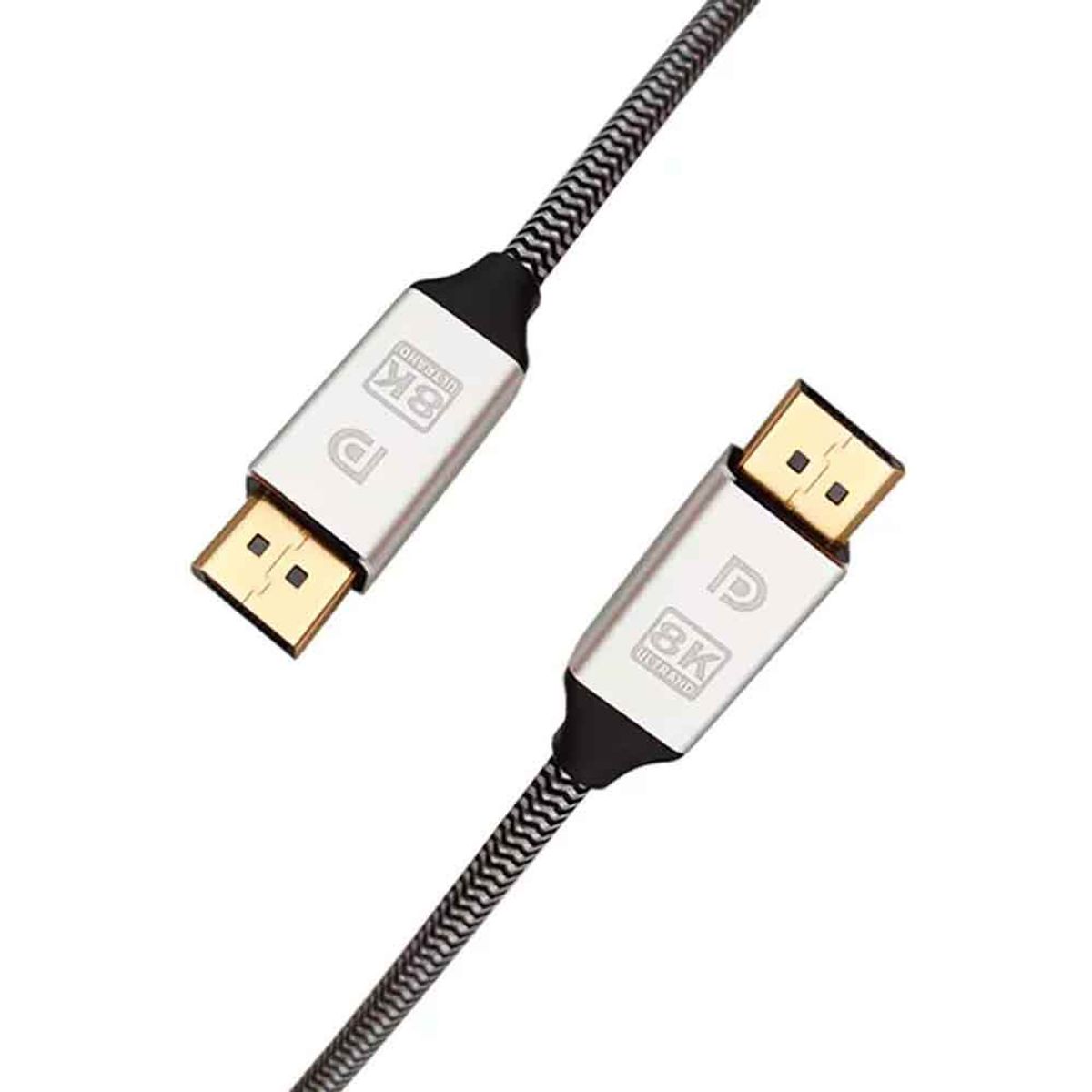 VARIOS - Cable DisplayPort 1.4 8K 60Hz - 4K 120Hz - 32.4Gb 2m PC Laptop Monitor