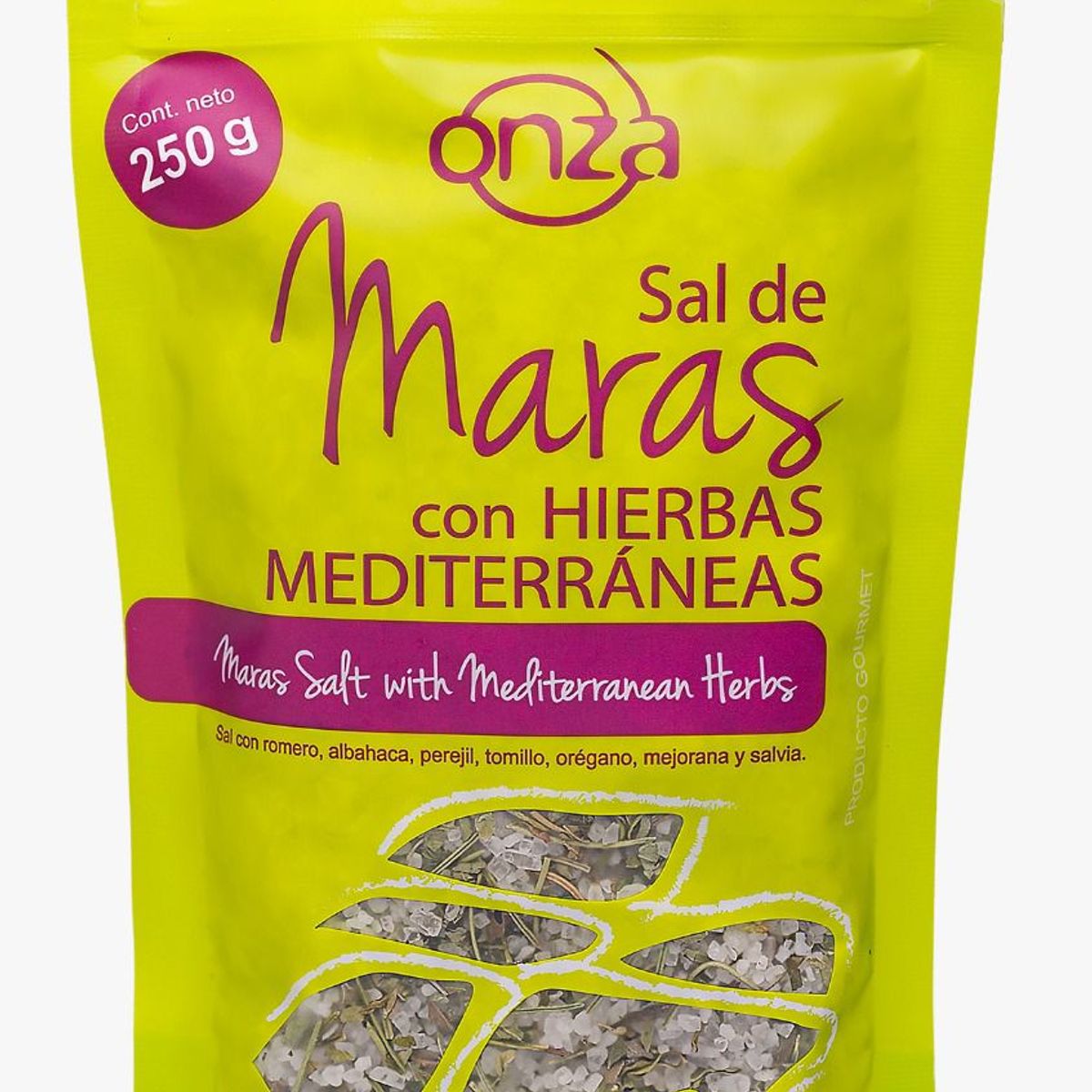 ONZA - Sal de Maras c Hierbas mediterráneas doypack x 250g
