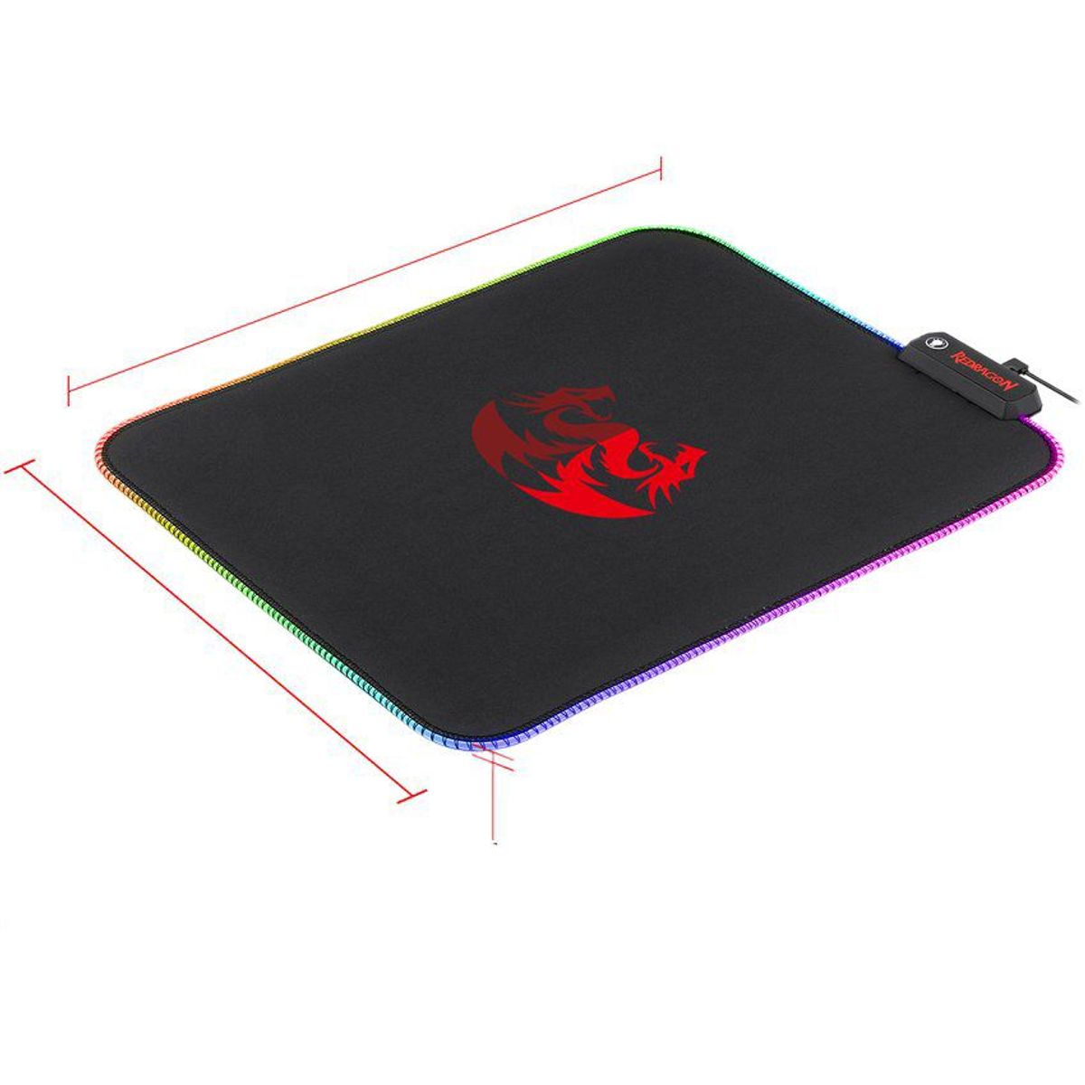 REDRAGON - Mouse pad gamer redragon p026 pluto 33 cm x 26 cm