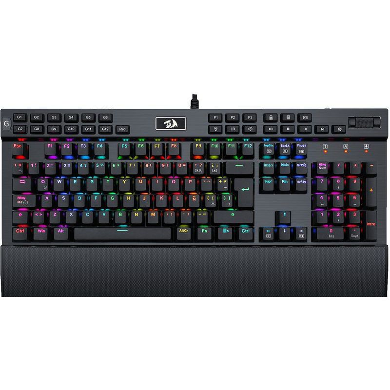 REDRAGON - Teclado gamer mecánico redragon yama rgb k550 - español - negro