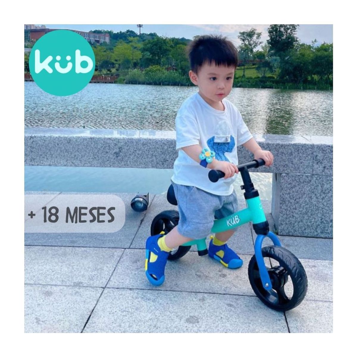 KUB - Bicicleta de Balance para Niños Equilibrio KUB 2 Azul