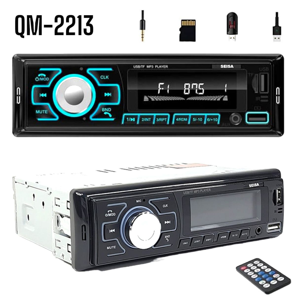 OEM - Stereo Autoradio para Autos c Pantalla Digital LCD Cremoto