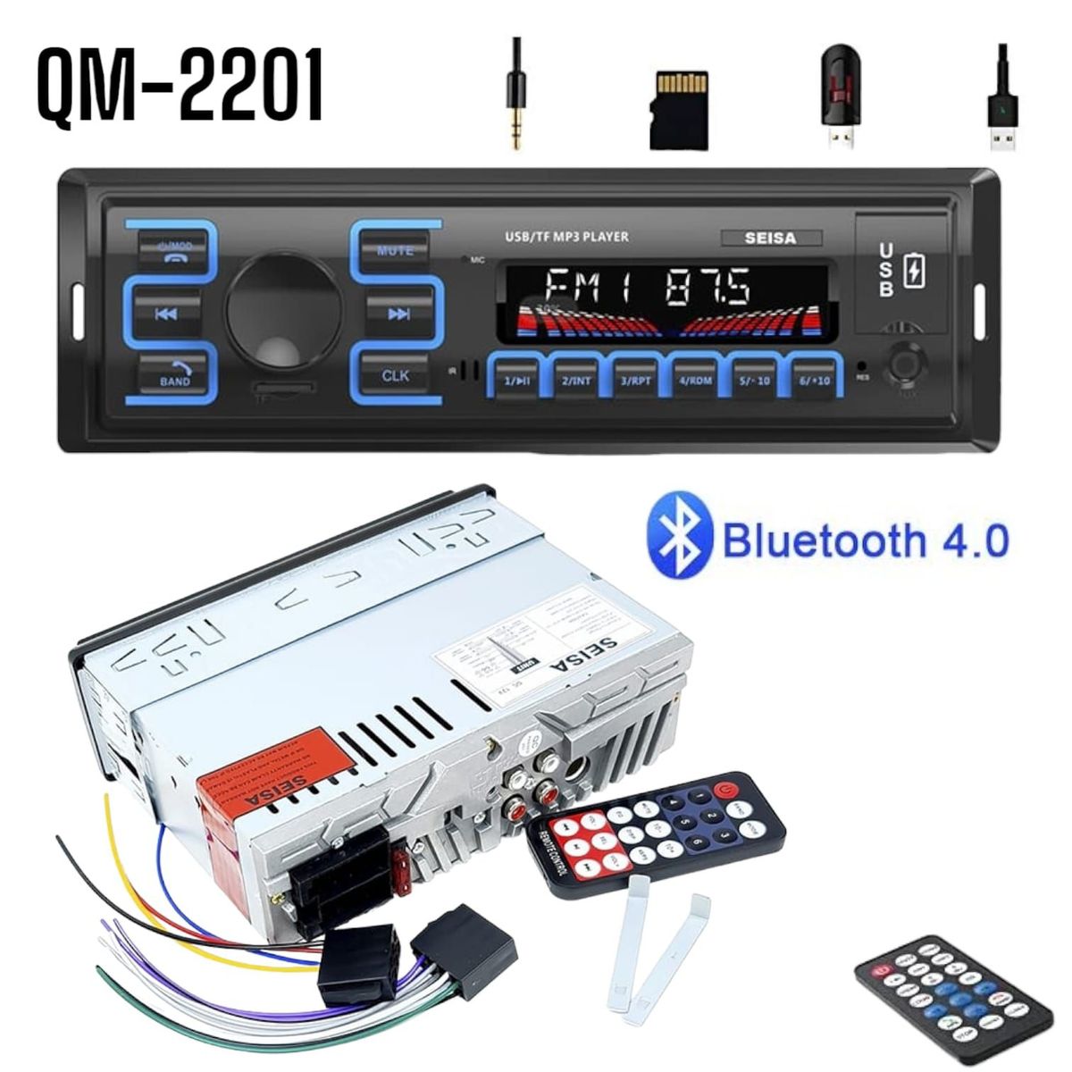 OEM - Autoradio Stereo para Autos con Pantalla Digital LCD