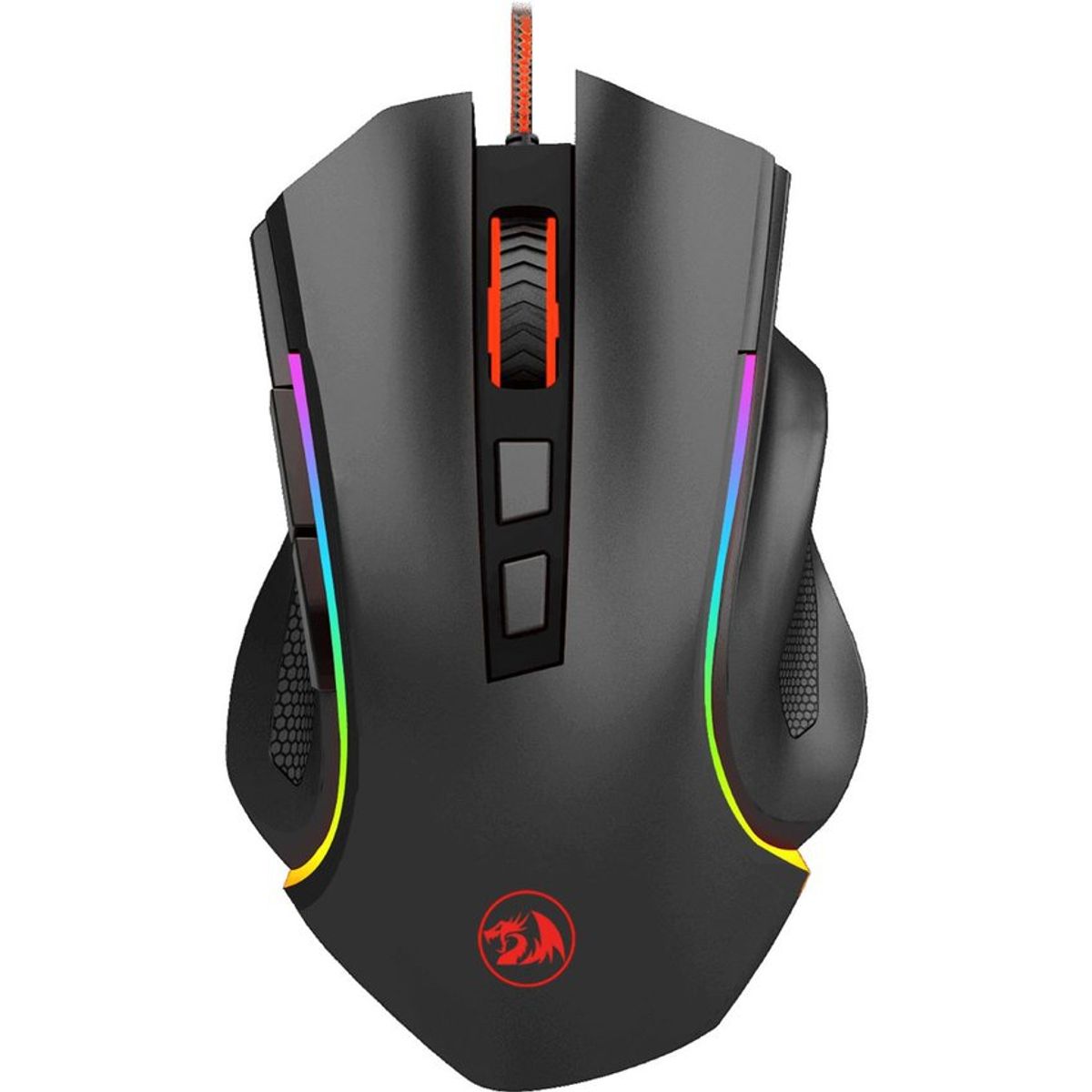 REDRAGON - Mouse gamer redragon griffin m607 7200 dpi, rgb, 8 botones - negro