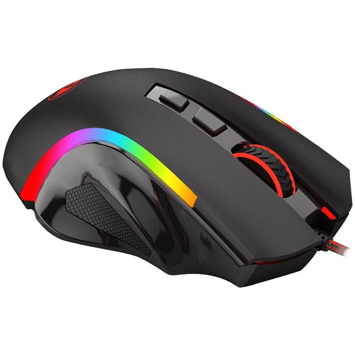 REDRAGON - Mouse gamer redragon griffin m607 7200 dpi, rgb, 8 botones - negro