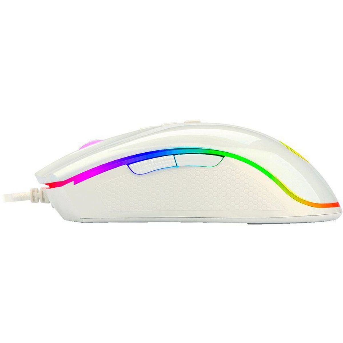 REDRAGON - Mouse gamer redragon cobra m711w 10000 dpi, rgb, 9 botones - white