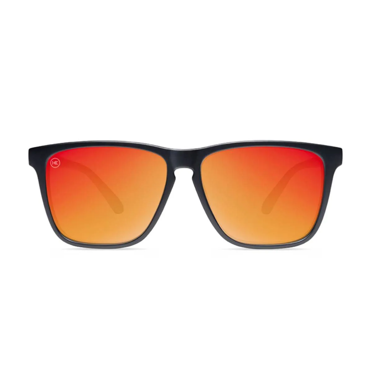 KNOCKAROUND - Lentes de Sol Knockaround Matte Black  Red Sunset Fast Lanes