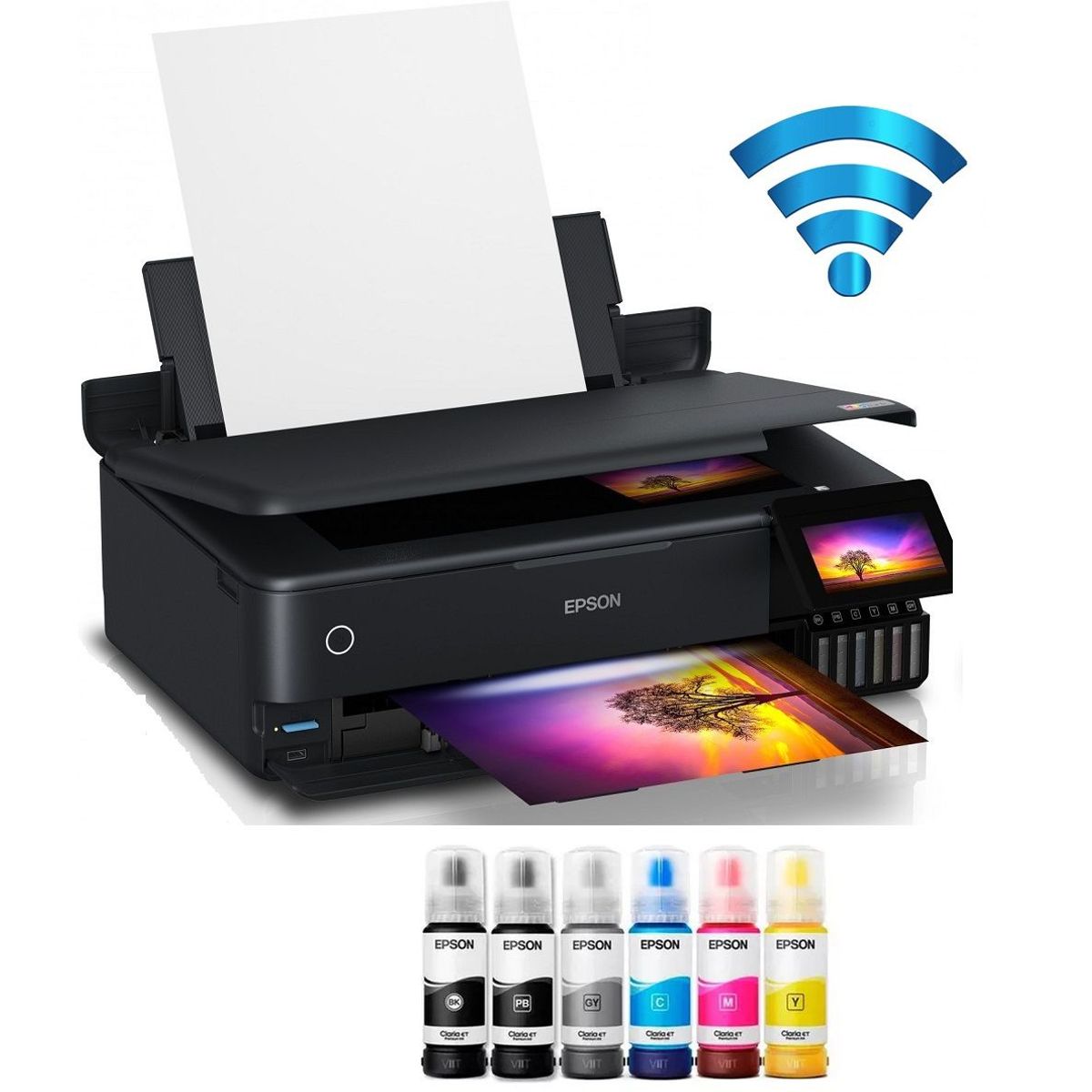 EPSON - Impresora Epson L8180 Multifuncional Formato A3, LAN/ Wi-Fi/ USB 2.0