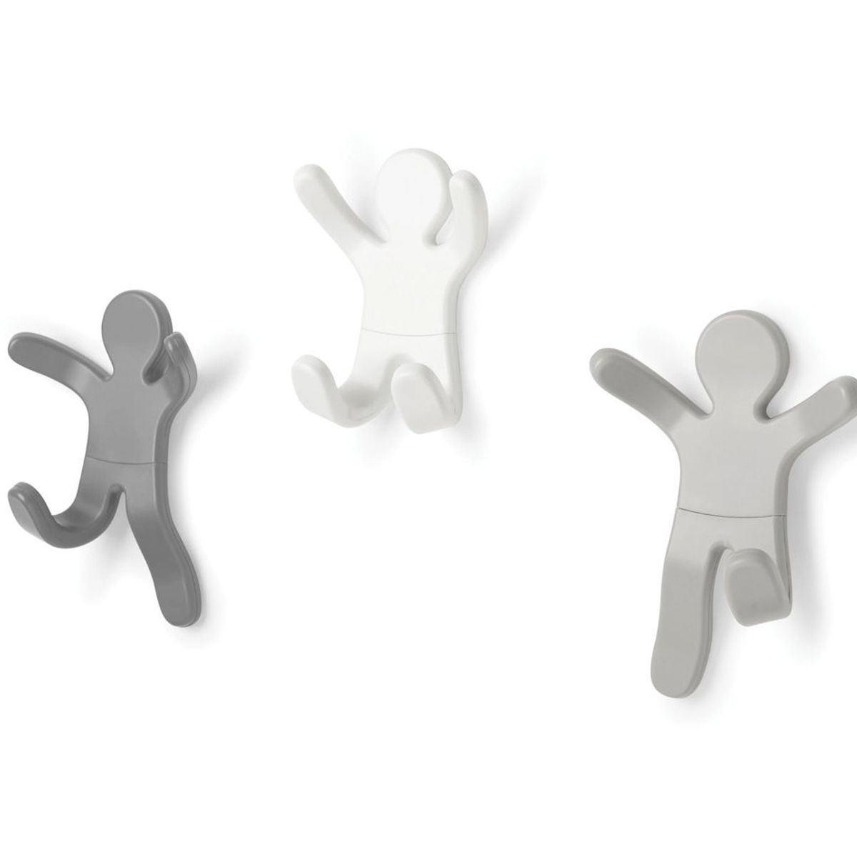 UMBRA - COLGADOR DE PARED AMIGO 3 - GRIS