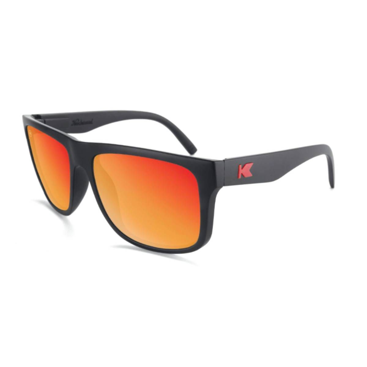 KNOCKAROUND - Lentes de Sol Knockaround Matte Black  Red Sunset Torrey Pines