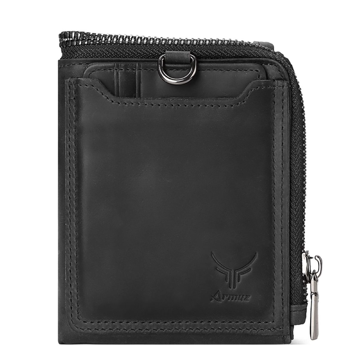 ARMUZ - Billetera de Cuero Vacuno de Alta Gama BP905 con RFID