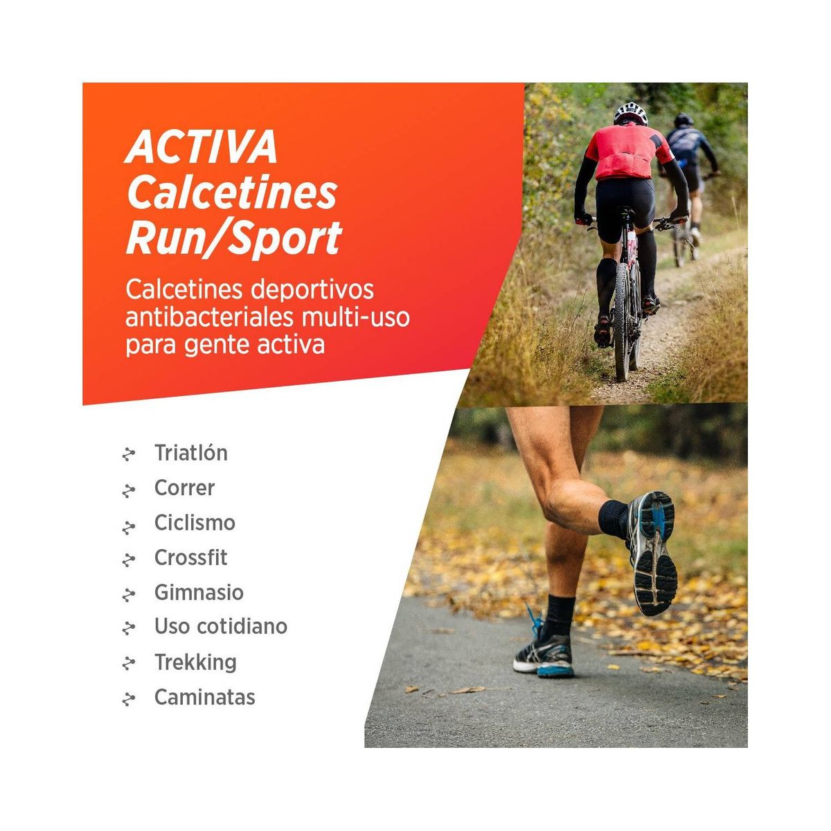 SILVERA NANOTECH - Medias de running ciclismo yoga tenis gym deportivas mujer hombre