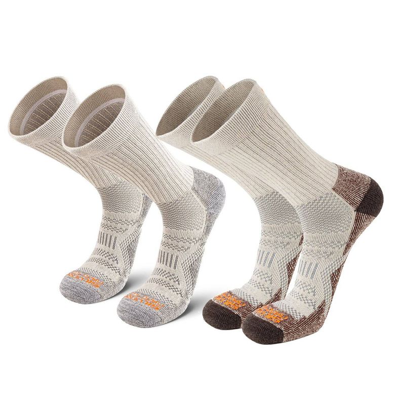 SILVERA NANOTECH - Medias trekking deportivas antibacteriales 2-pack