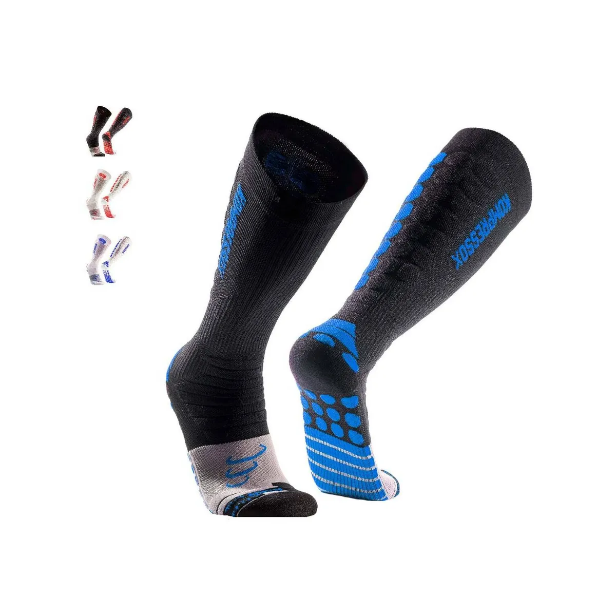 SILVERA NANOTECH - Medias compresion 20 30 mmHg running futbol voley gym viajes embarazo