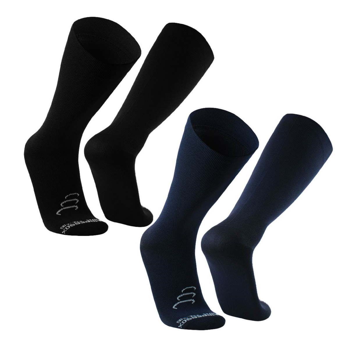 SILVERA NANOTECH - Medias varices de compresión 15-20 mmHg algodon pima viajes embarazo.-