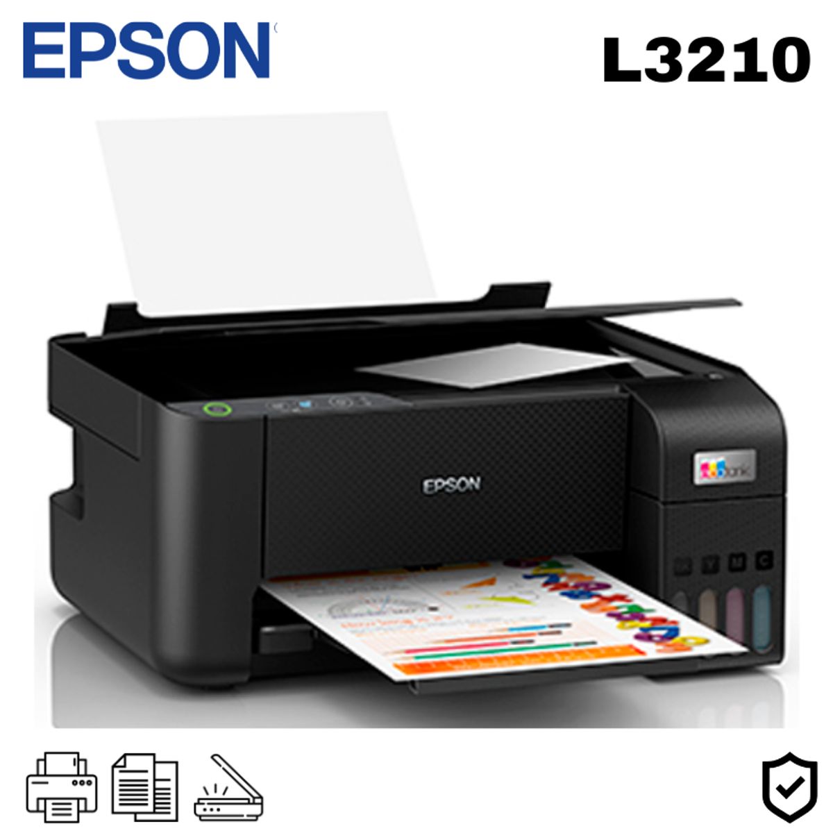EPSON - Impresora Multifuncional Epson EcoTank L3210 USB