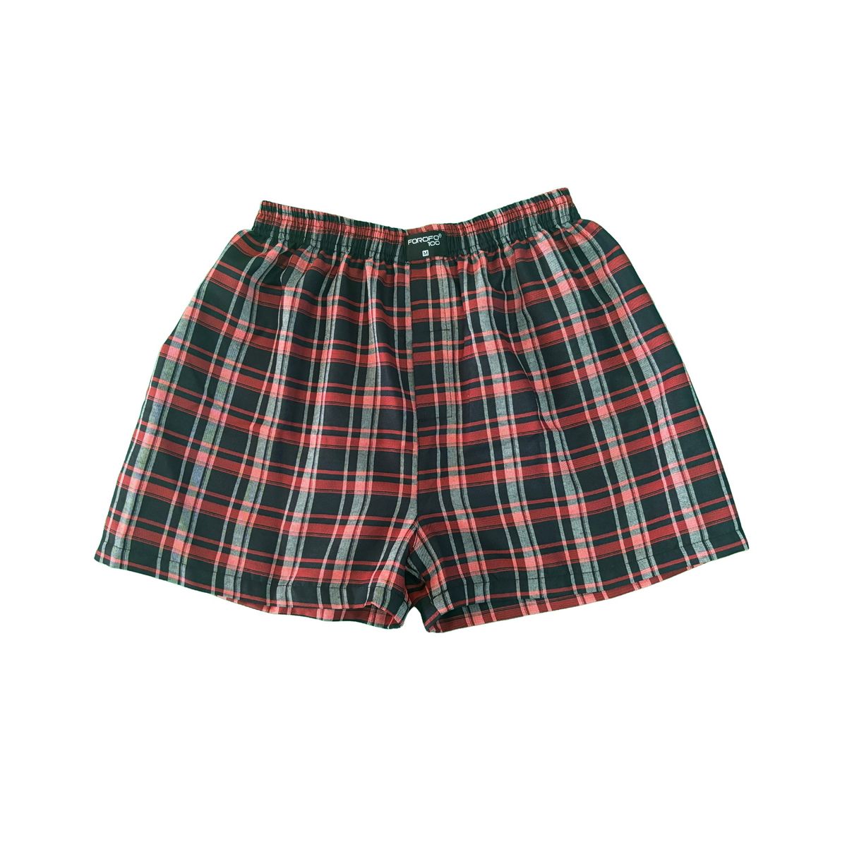 FOROFO 100 - Pack X3 Bóxer de tela para hombre Forofo100 a cuadros - Variados