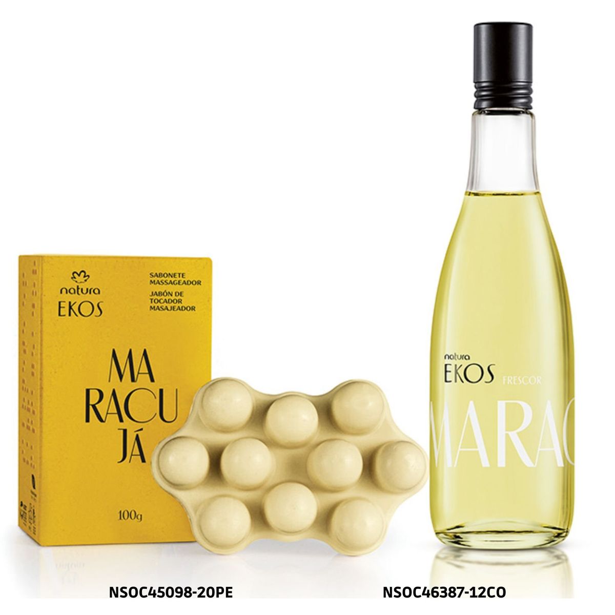 NATURA - Set para Mujer Ekos Maracuyá Eau de Toilette y Jabones Masajeadores