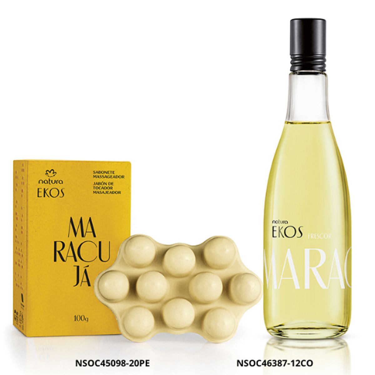 NATURA - Set para Mujer Ekos Maracuyá Eau de Toilette y Jabones Masajeadores