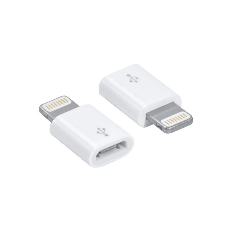 OEM - Adaptador OTG de V8 Micro USB a Lightning