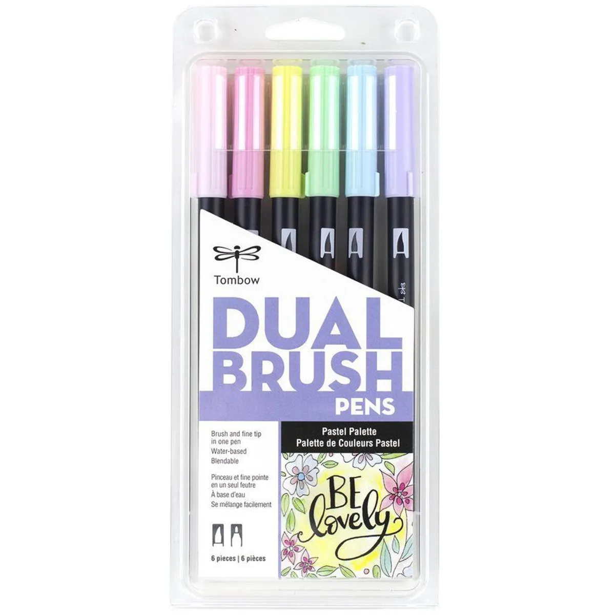 TOMBOW - ABT Dual Brush Pen set 6und Pastel