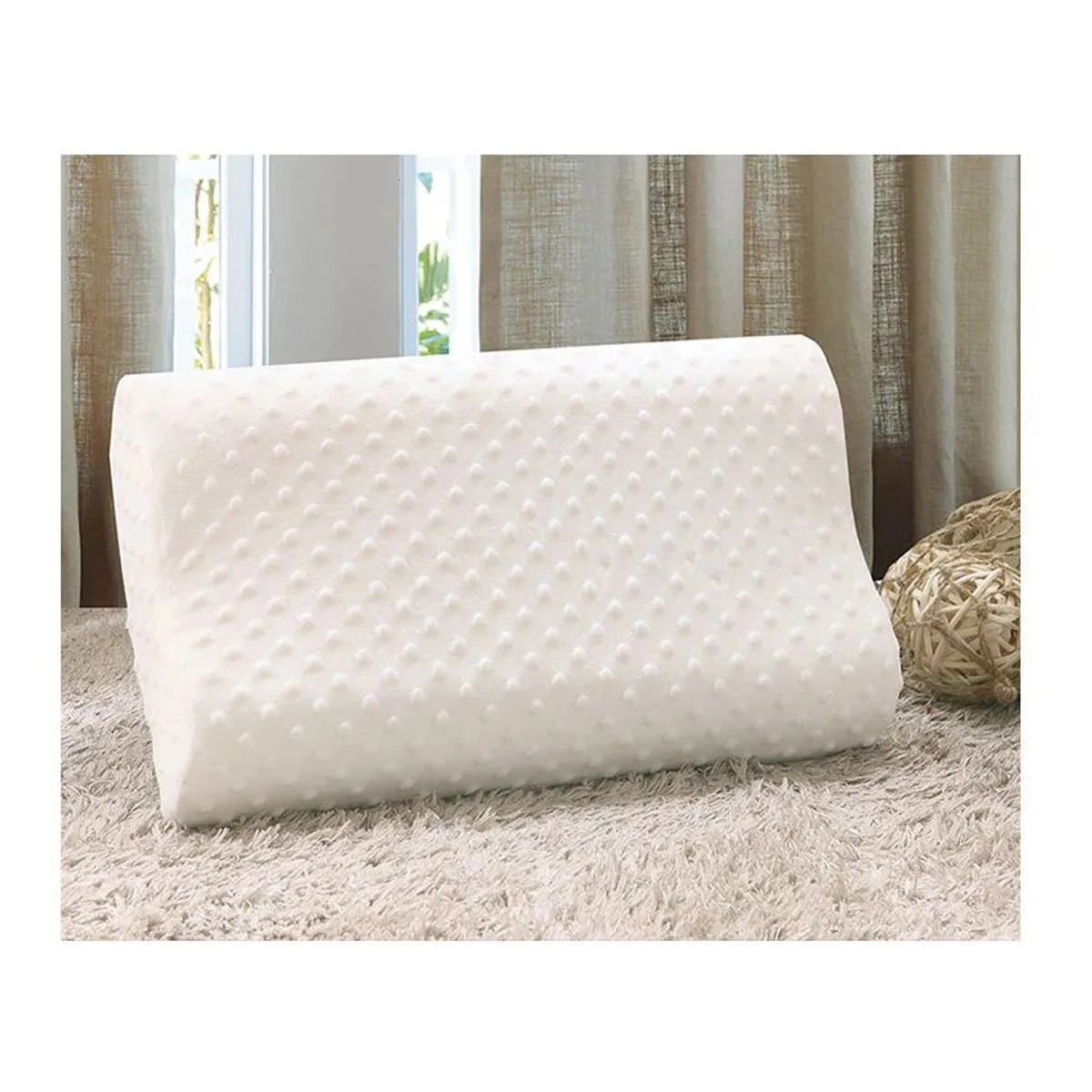 GENERICO - Almohada viscoelastica memory pillow  funda con cierre