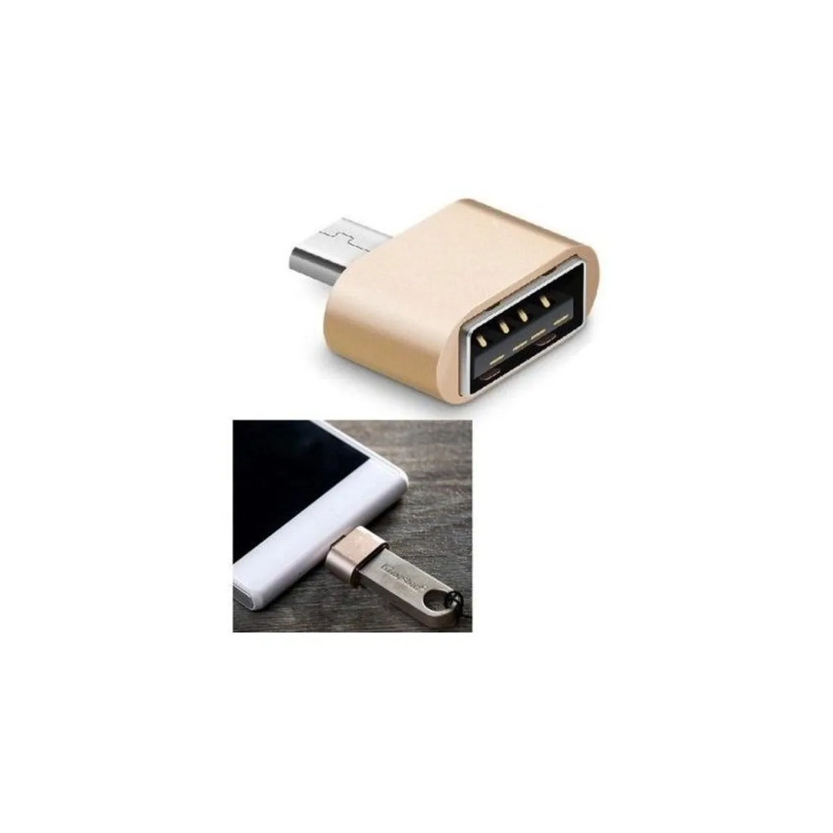 GENERICO - Adaptador tipo c a usb para celulares y otros