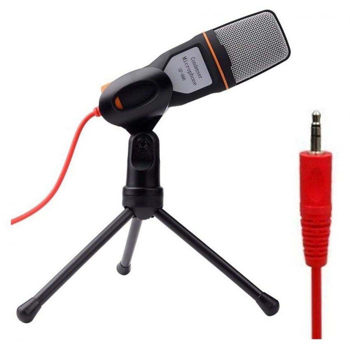 GENERICO - Microfono condensador profesional youtuber pc laptop celular