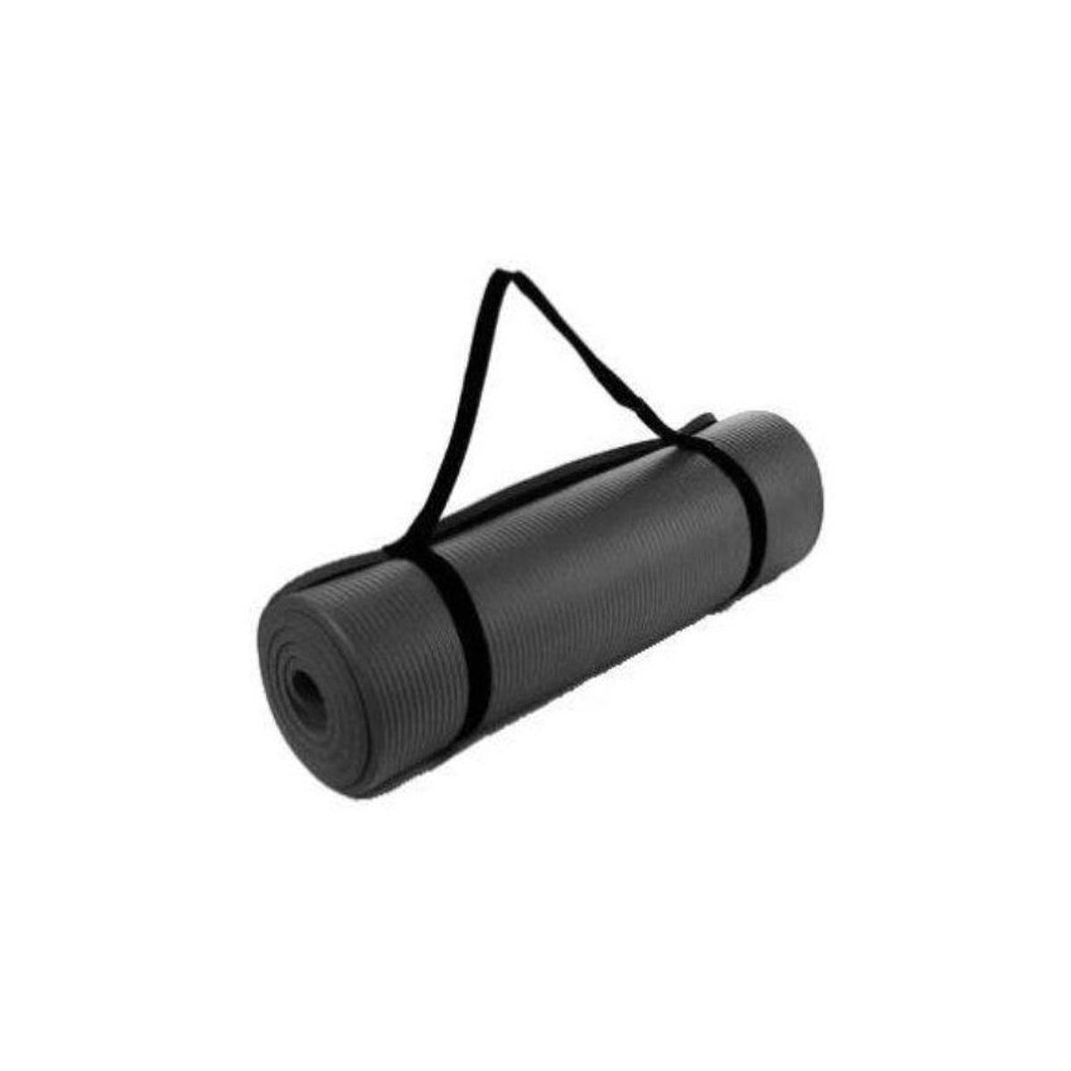 GENERICO - Mat yoga 15 mm con sujetador-negro