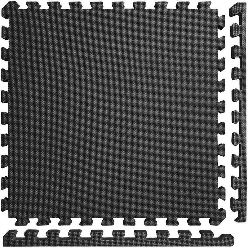 GENERICO - Tatami piso goma eva - ejercicios 15 mm unidad-negro