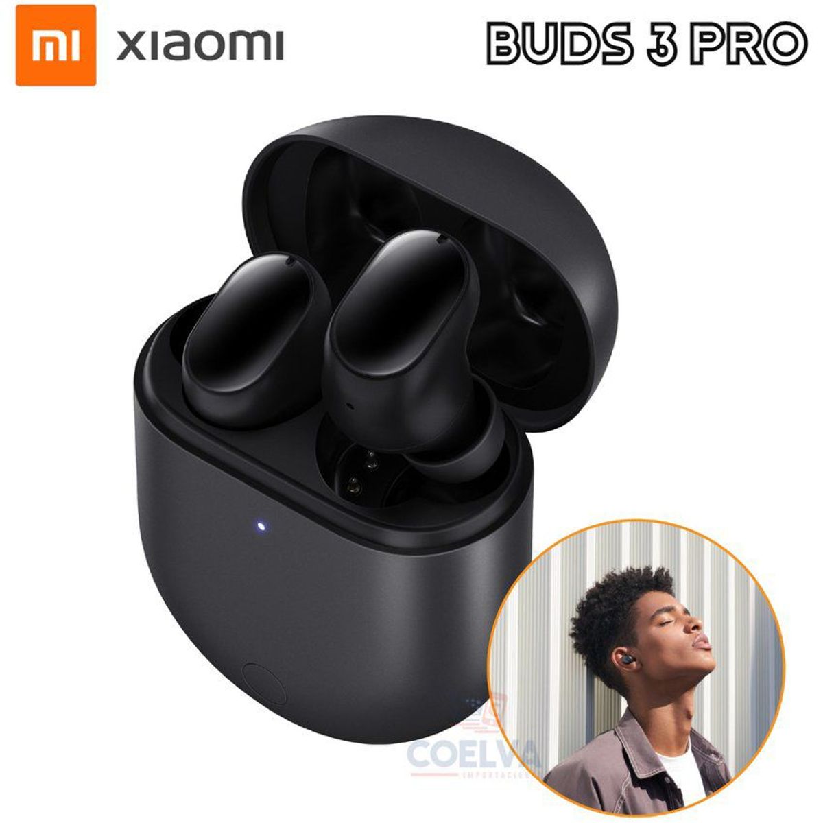 XIAOMI - Premium audífonos bluetooth xiaomi redmi buds 3 pro negro grafito