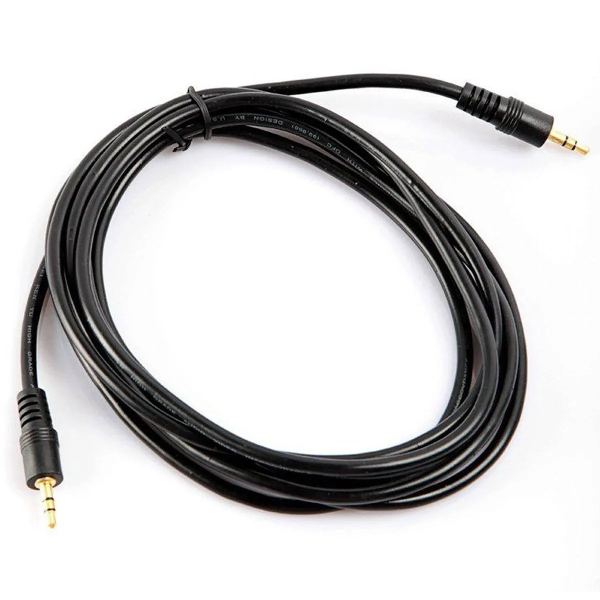 GENERICO - Cable jack 3.5mm macho a 3.5mm jack macho de 1 metro