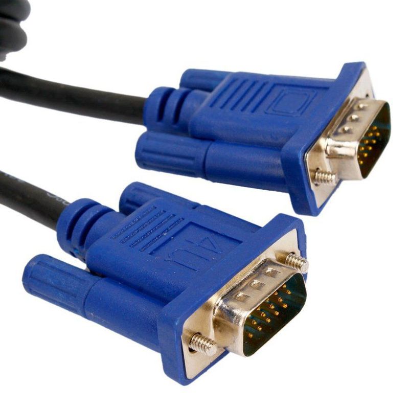 GENERICO - Cable monitor vga a vga 5 metros