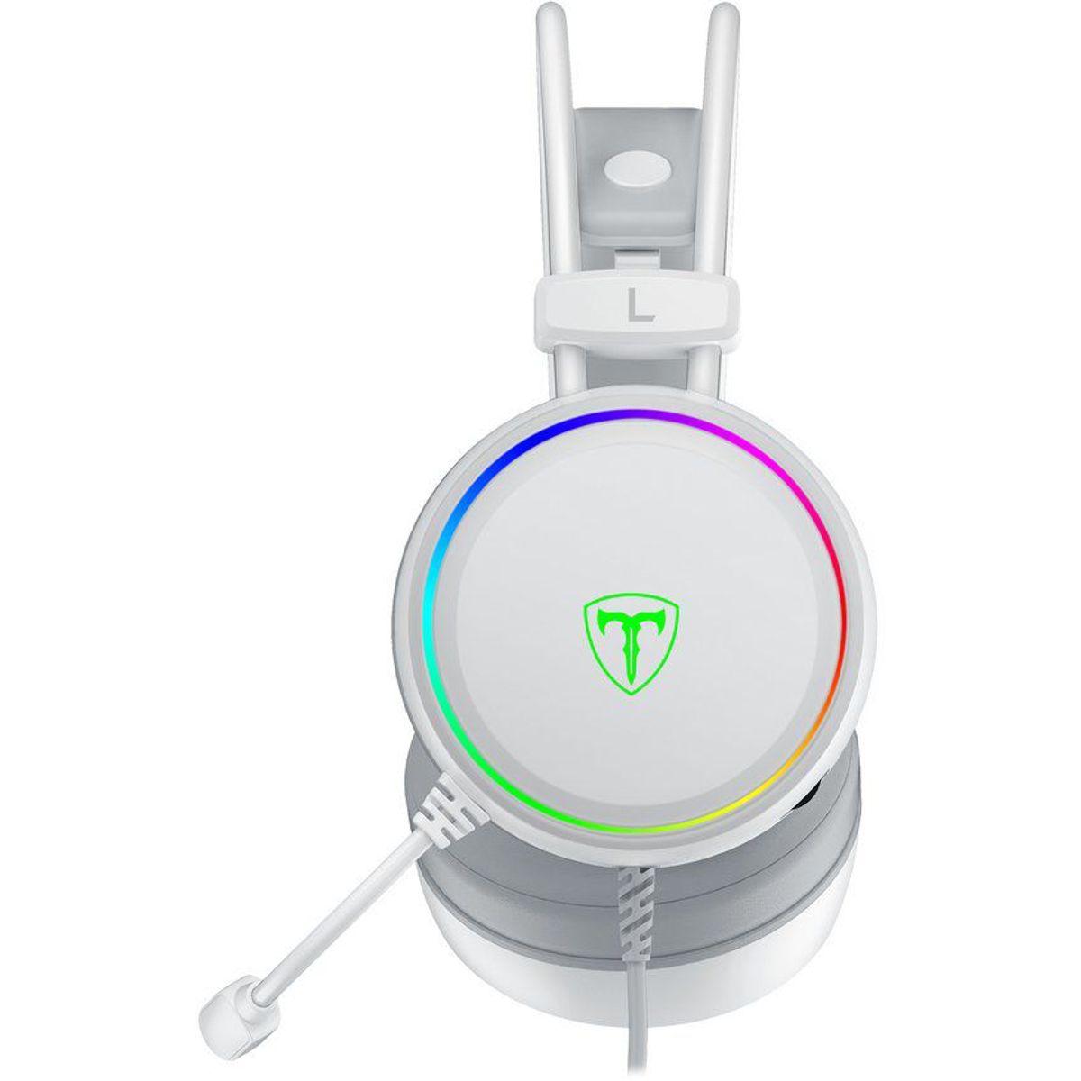 T DAGGER - Audífonos gamer t-dagger sona white t-rgh304w rgb 7.1 virtual - blanco