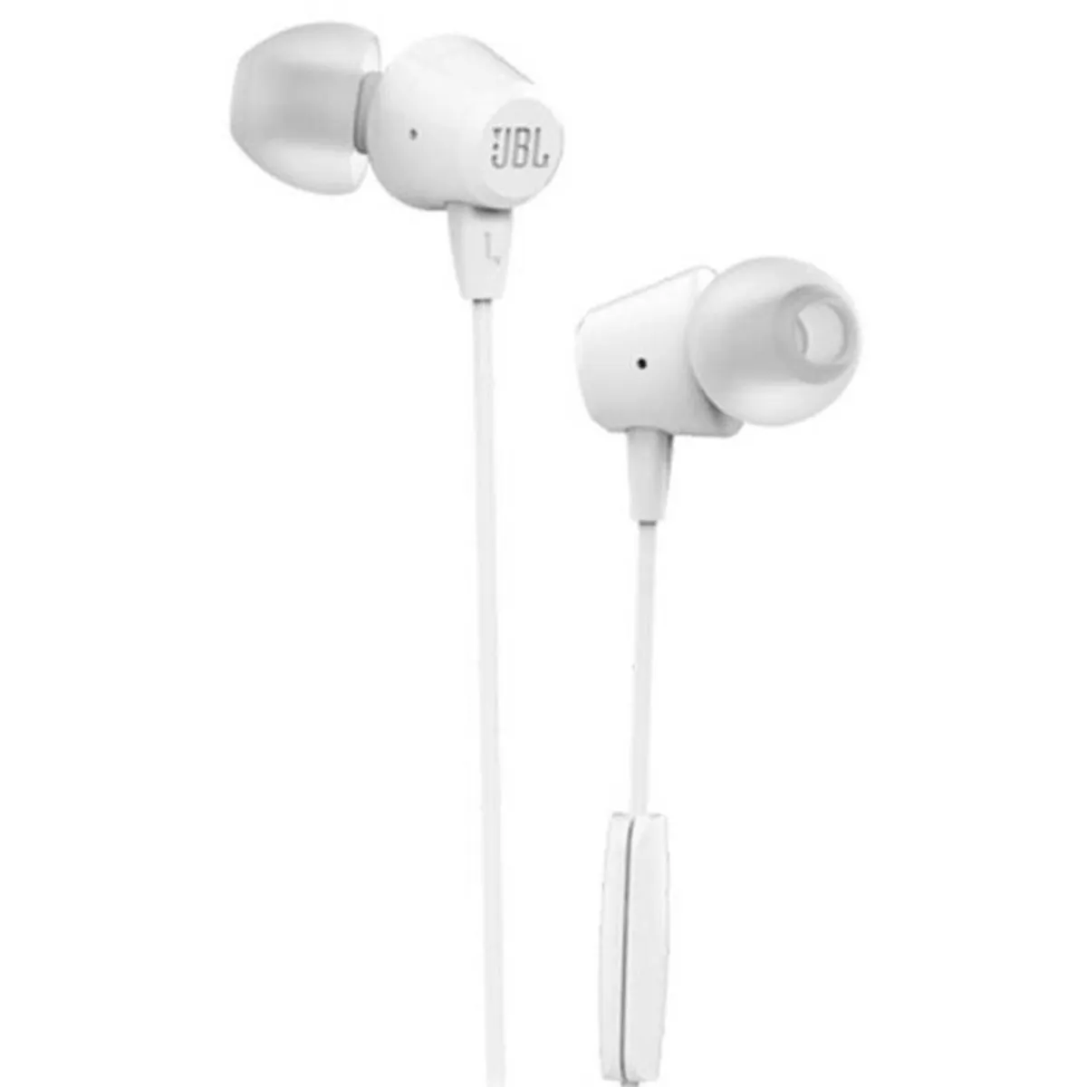 JBL - JBL C50HI Audífono Intrauricular con Micrófono Ligero - Blanco
