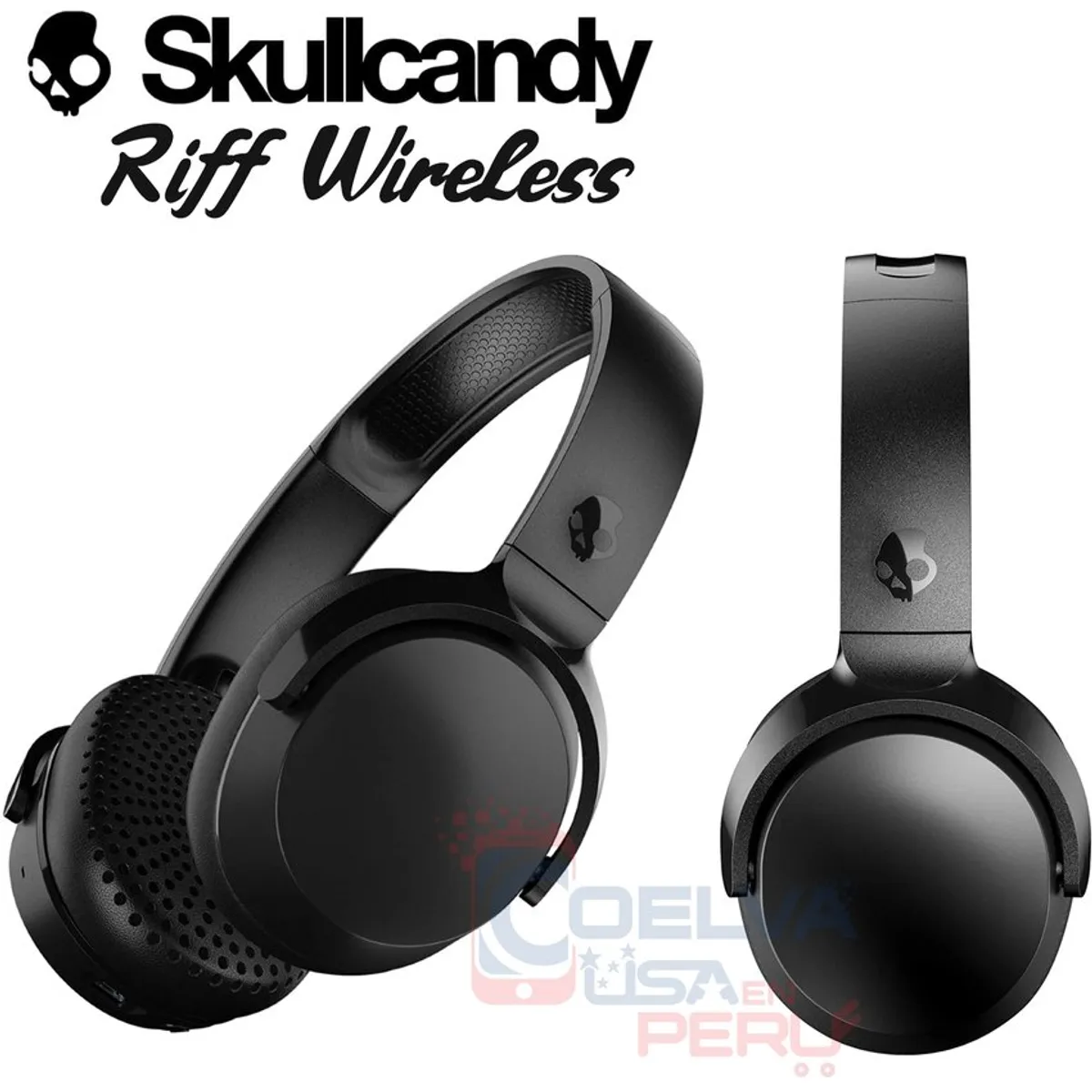 SKULLCANDY - Audífono Skullcandy Riff Wireless Bluetooth Diadema Carga Rápida Negro