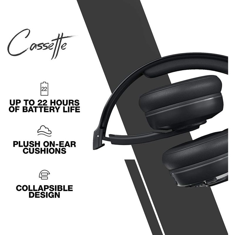 SKULLCANDY - Audífonos Bluetooth Skullcandy Cassette Remix Your Style 22 hrs. Negro