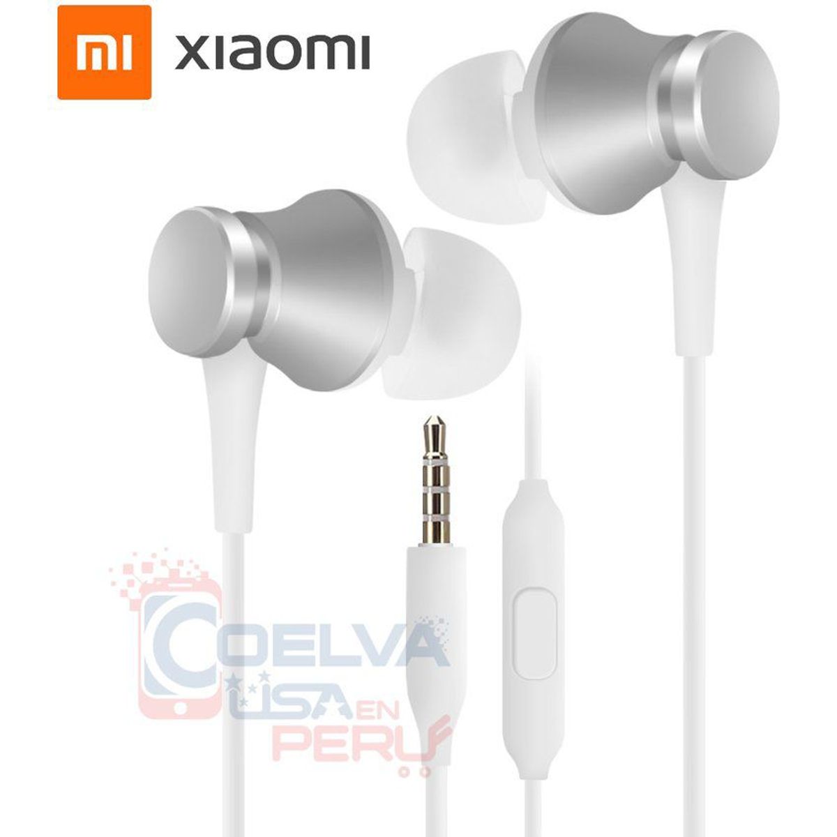 XIAOMI - Audífonos xiaomi piston fresh hsej03jy in-ear con micrófono - plata