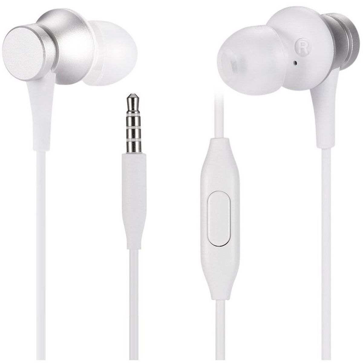 XIAOMI - Audífonos xiaomi piston fresh hsej03jy in-ear con micrófono - plata