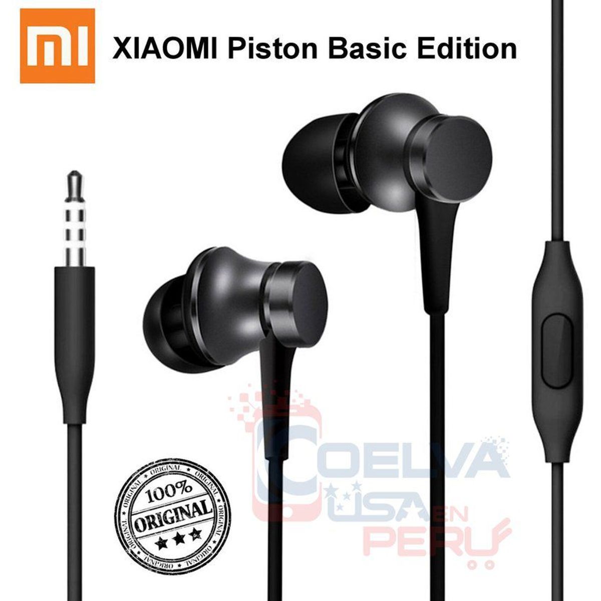XIAOMI - Audífonos Xiaomi Piston Fresh HSEJ03JY In-Ear Micrófono - Negro