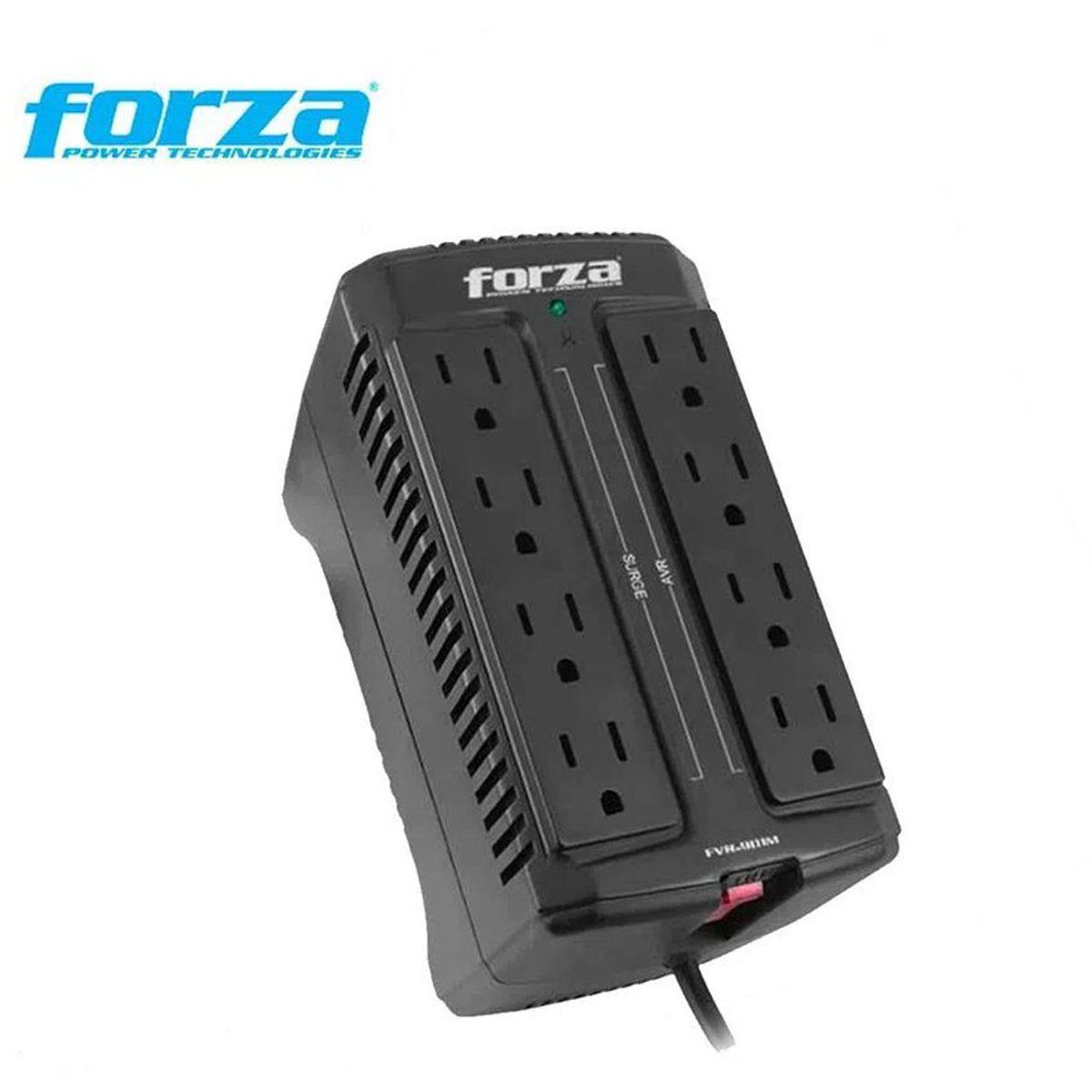 FORZA - Estabilizador de Voltaje Forza 8 Tomas FVR-902 (900va/450w) 220V
