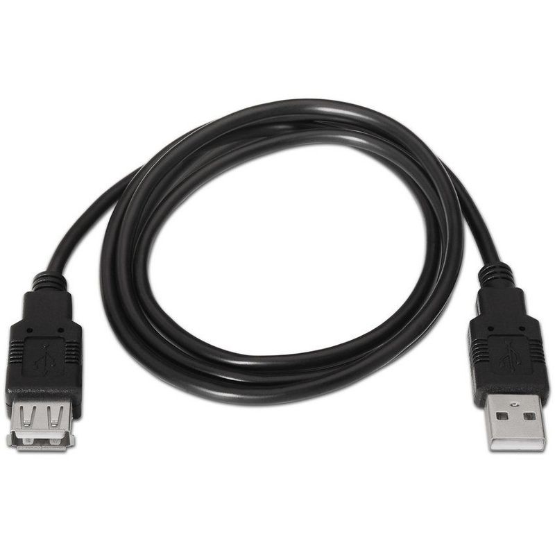 GENERICO - Cable extensor usb a usb macho-hembra 1.5 metros