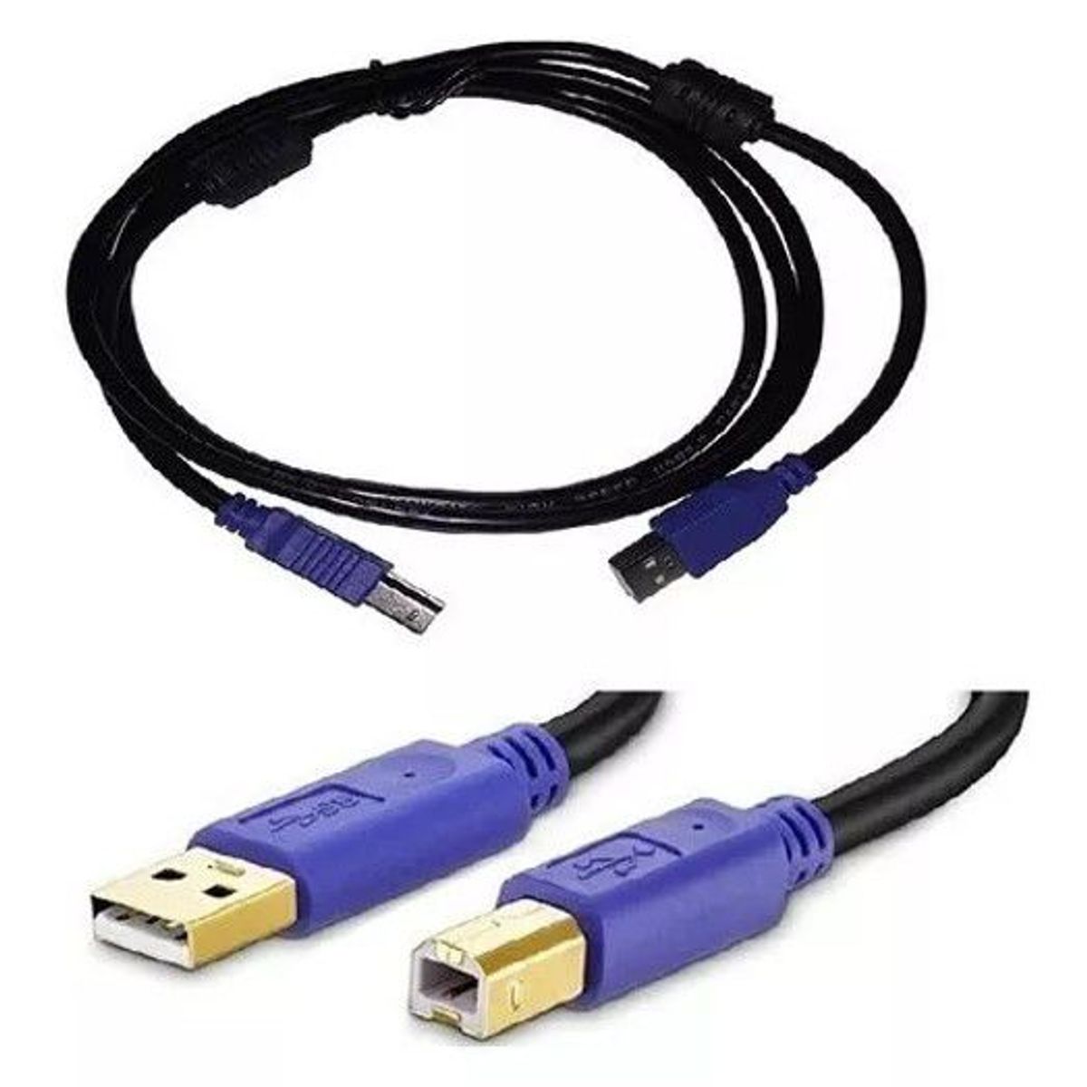GENERICO - Cable usb para impresoras 5  metros - negro
