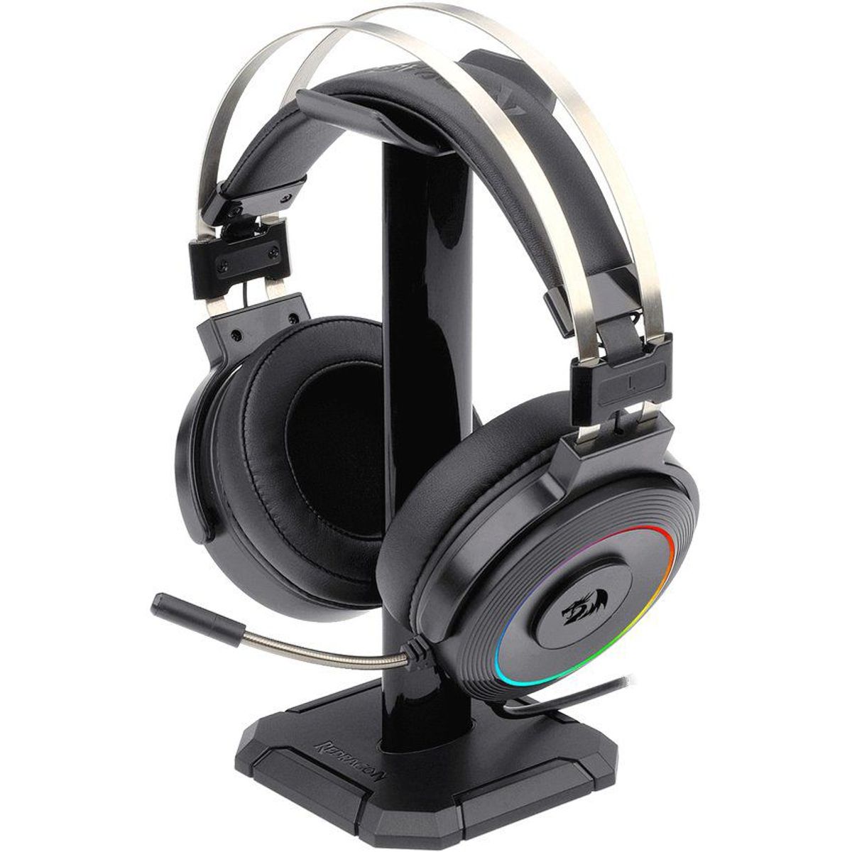 REDRAGON - Auriculares gamer redragon lamia h320rgb 7.1 virtual-negro