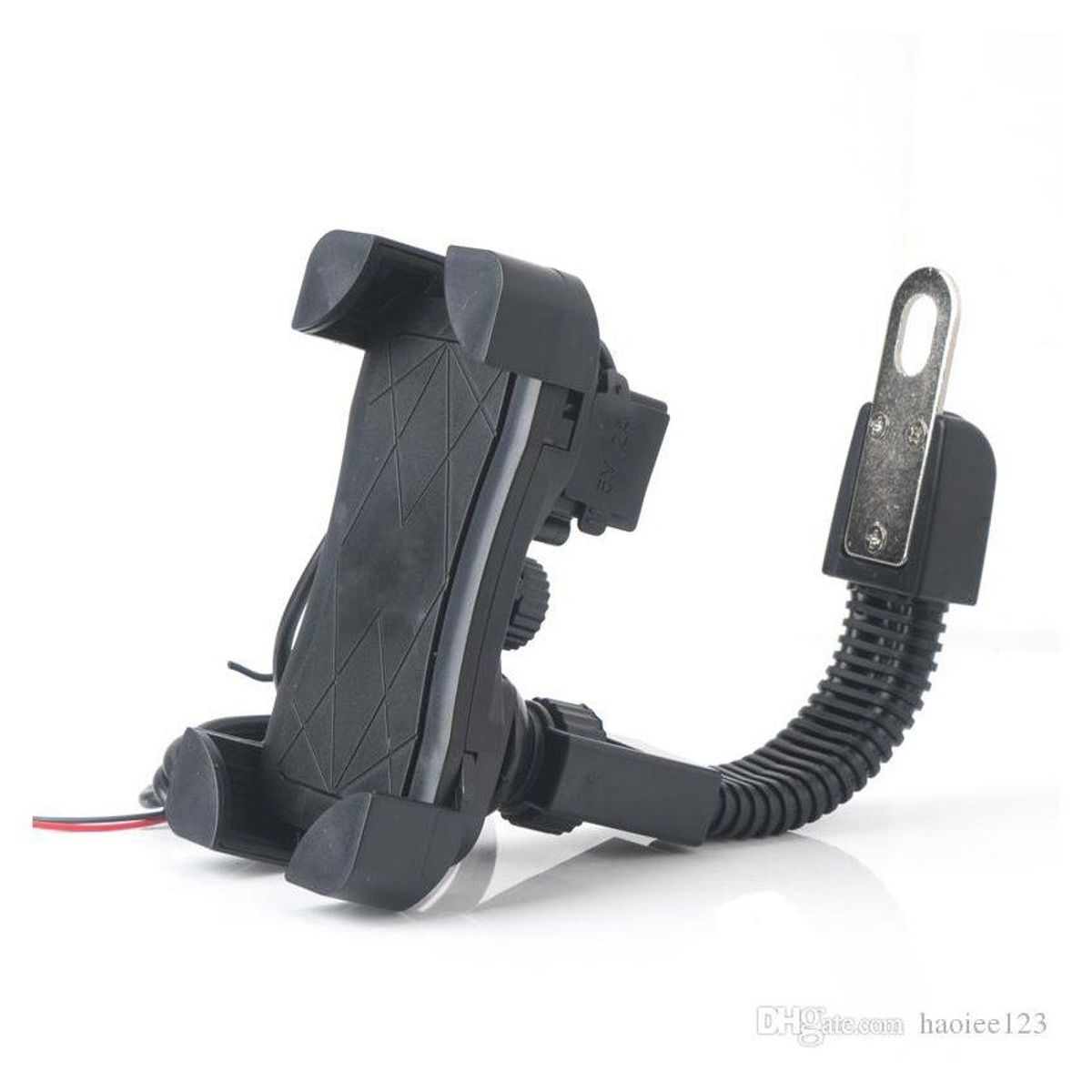 GENERICO - Holder para celular de moto con entrada usb para carga conecta con fusible