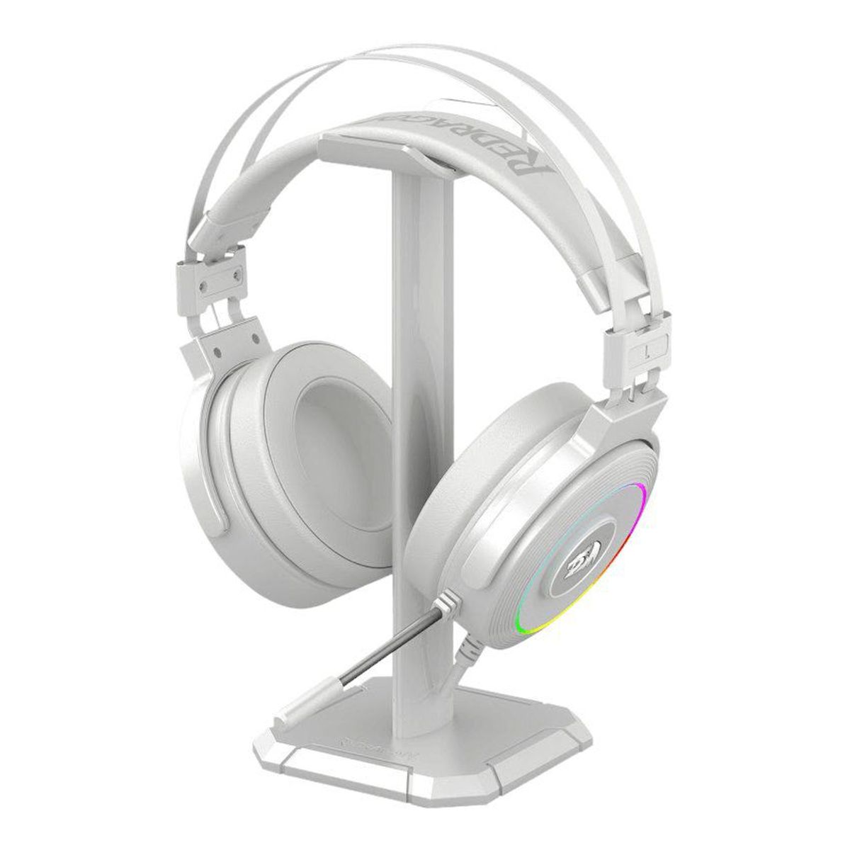 REDRAGON - Auriculares gamer redragon lamia white h320w rgb 7.1 virtual