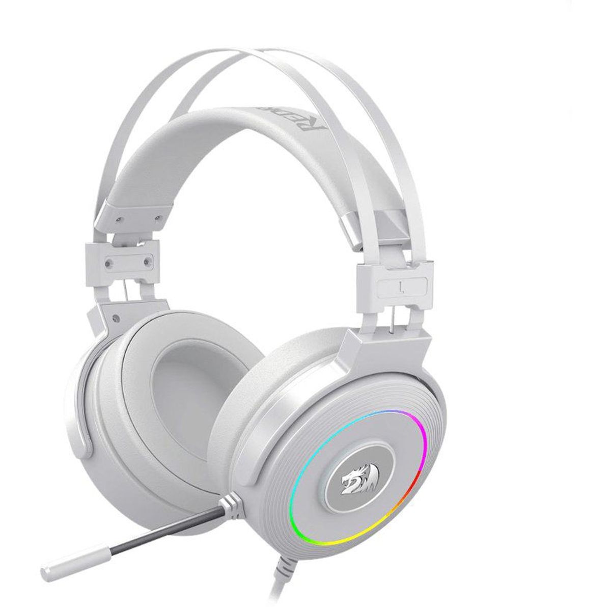 REDRAGON - Auriculares gamer redragon lamia white h320w rgb 7.1 virtual